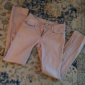 Light pink skinny jeans